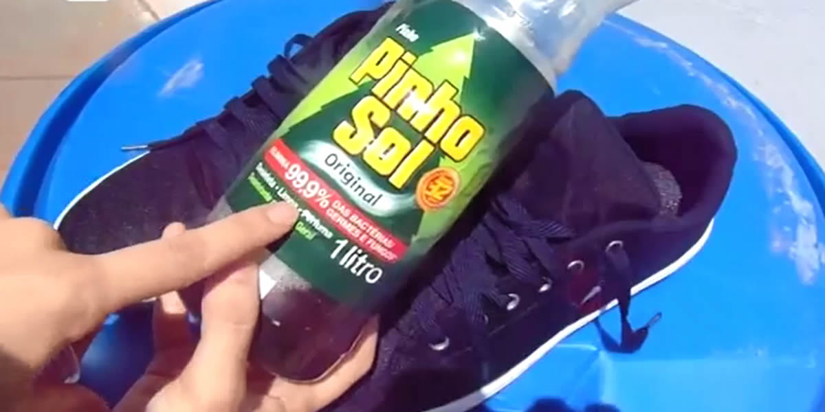 Mau cheiro nos pés use 2 colheres de pinho sol para acabar com chulé