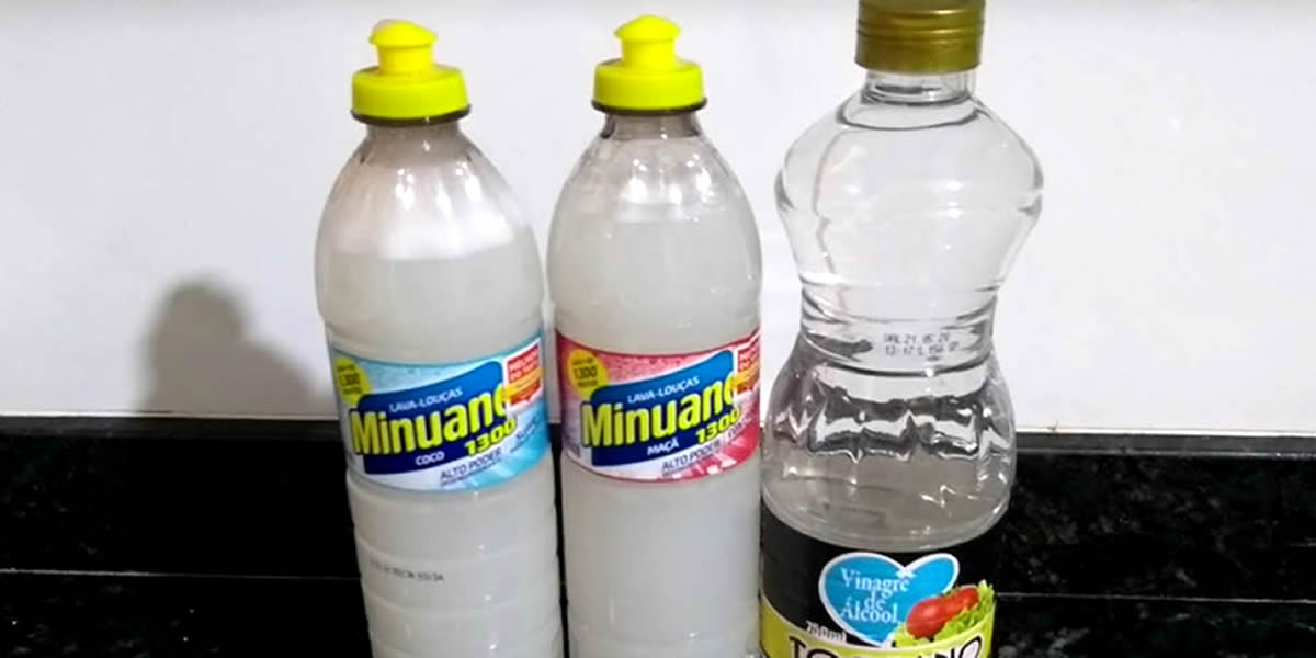 Misture Vinagre Com Detergente E Economize Em Produtos De Limpeza